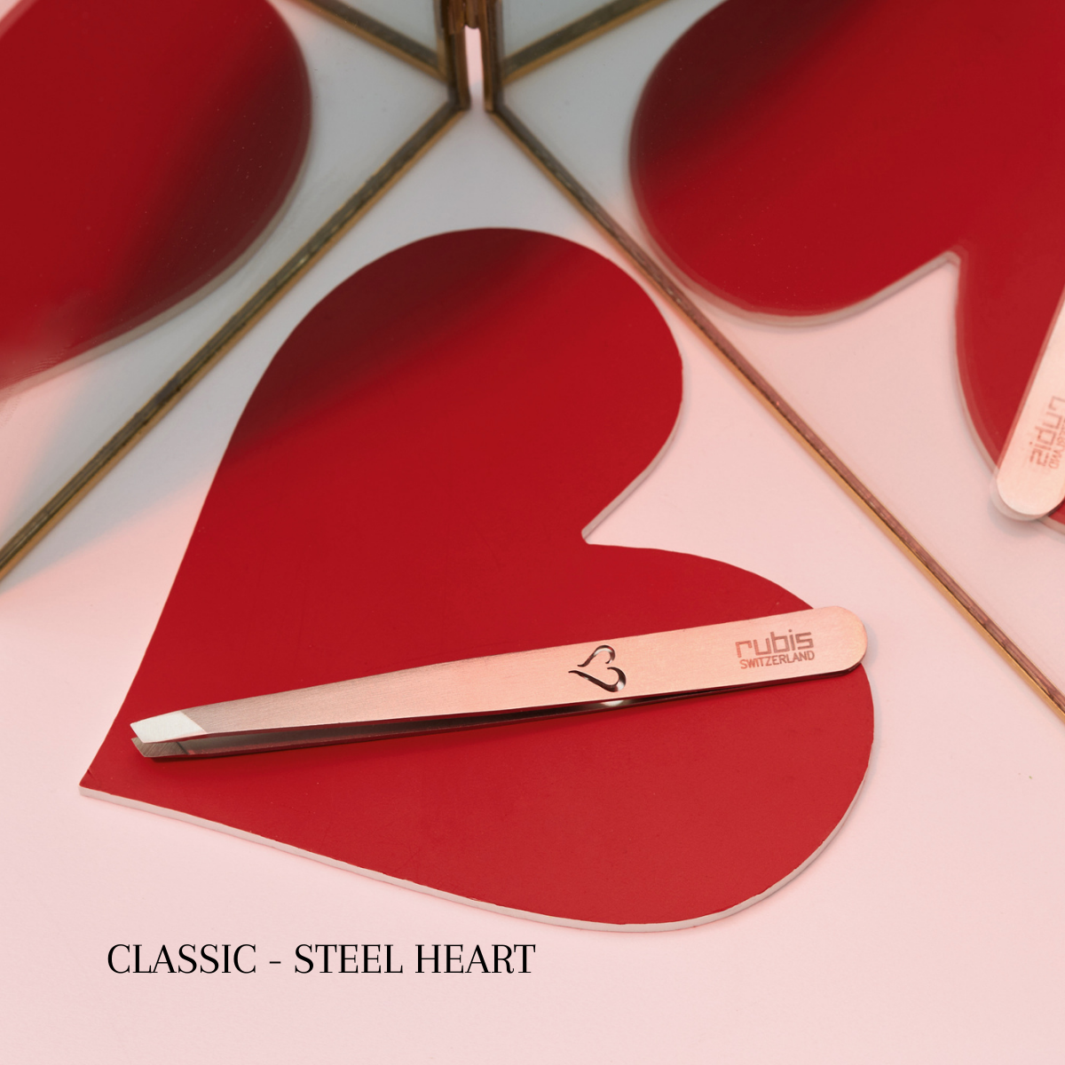 #Classic Steel Heart (transparent pouch)