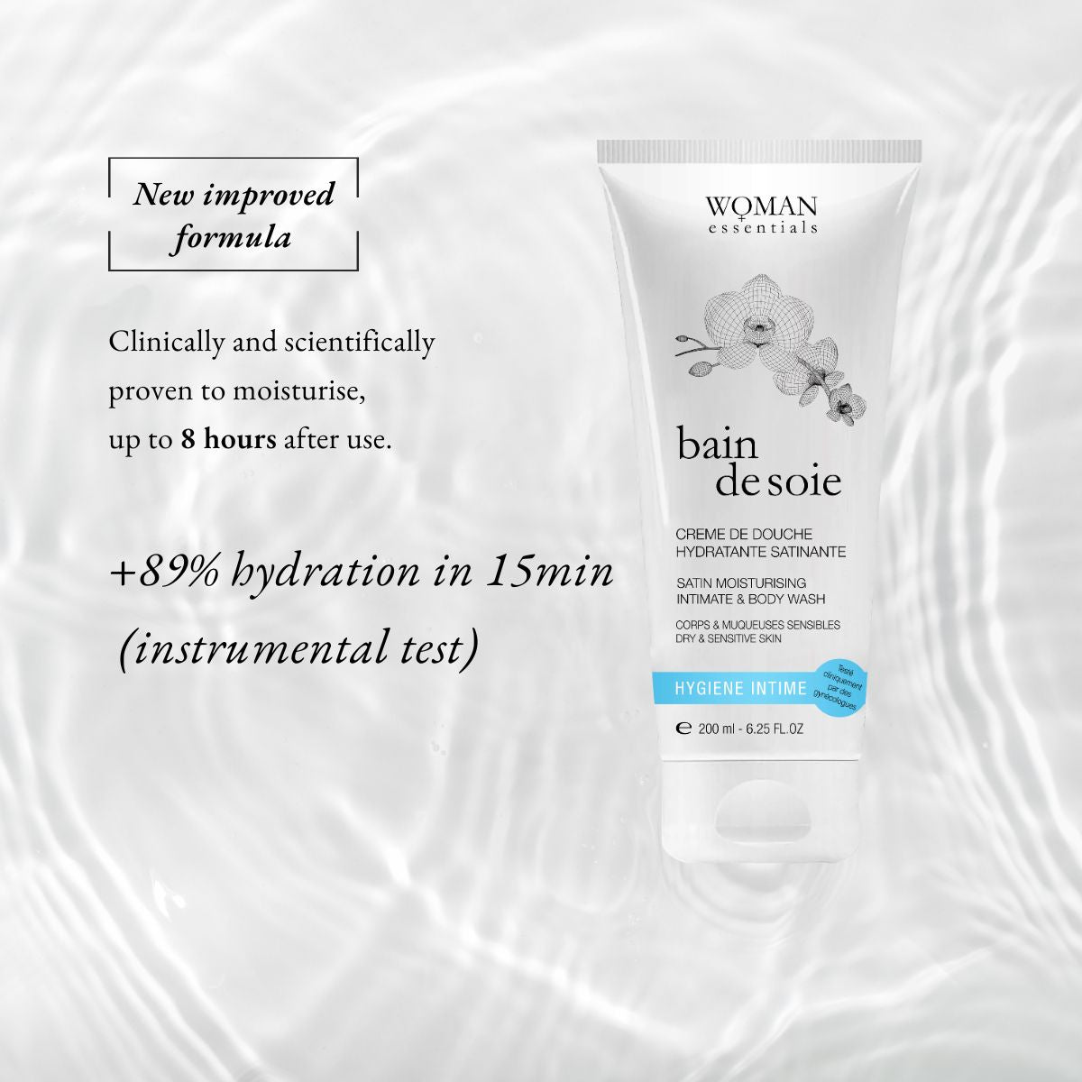 BAIN DE SOIE - Satin Moisturising Intimate & Body Wash