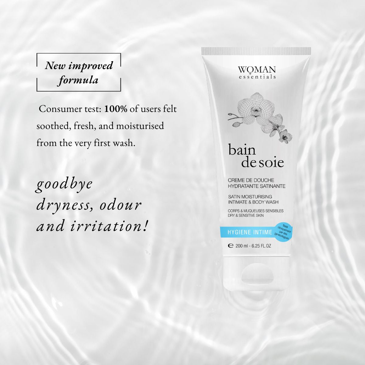 BAIN DE SOIE - Satin Moisturising Intimate & Body Wash