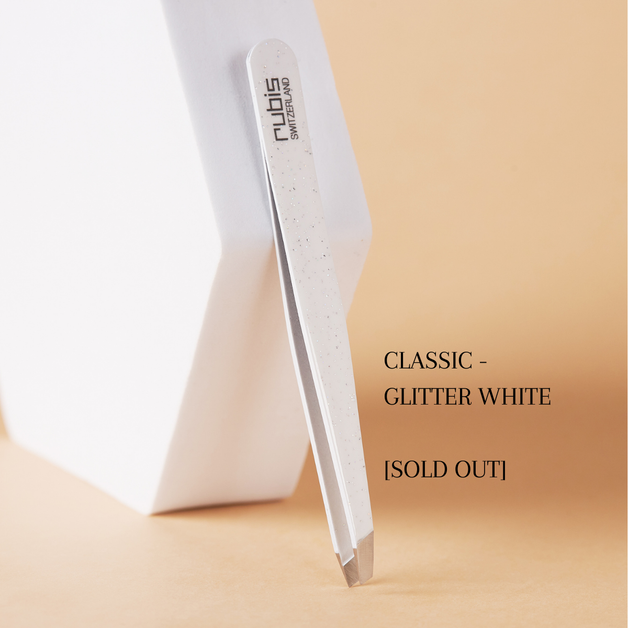 #Classic Glitter White