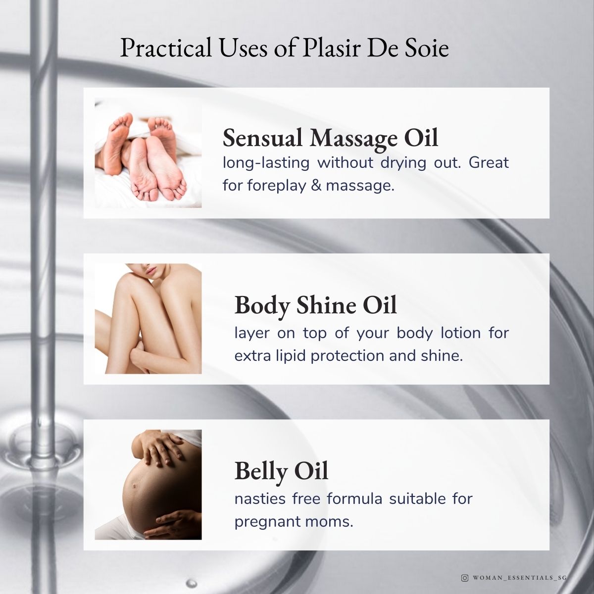 uses of plaisir de soie