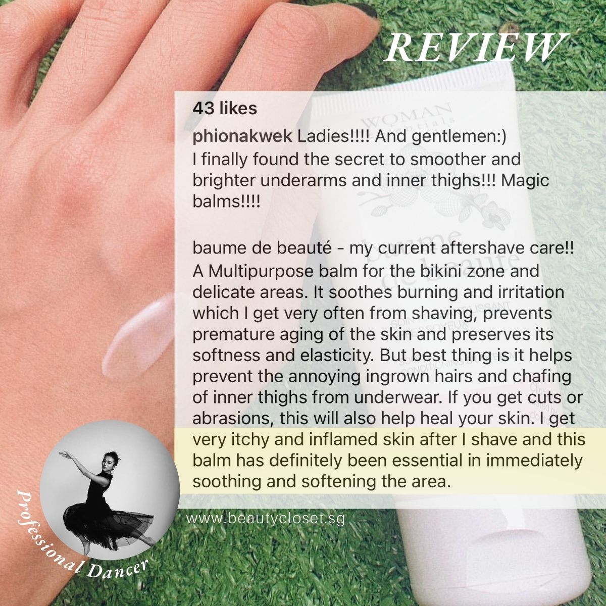 Baume de Beaute great after shaving