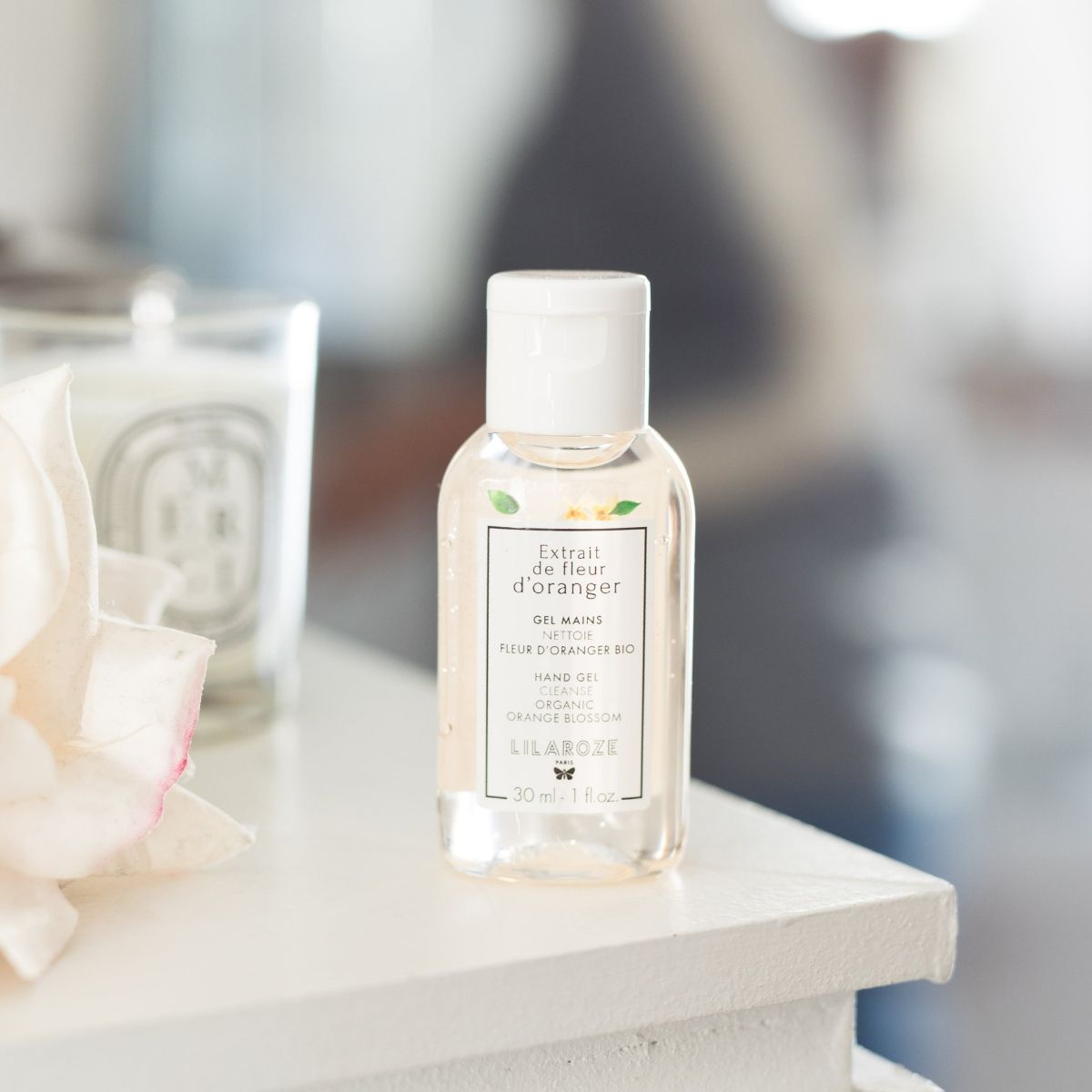 Moisturizing pocket hand sanitizer enriched with Orange Blossom or Neroli. From organic wheat alcohol and glycerin. Leaves a delightful refreshing scent that you'll love.