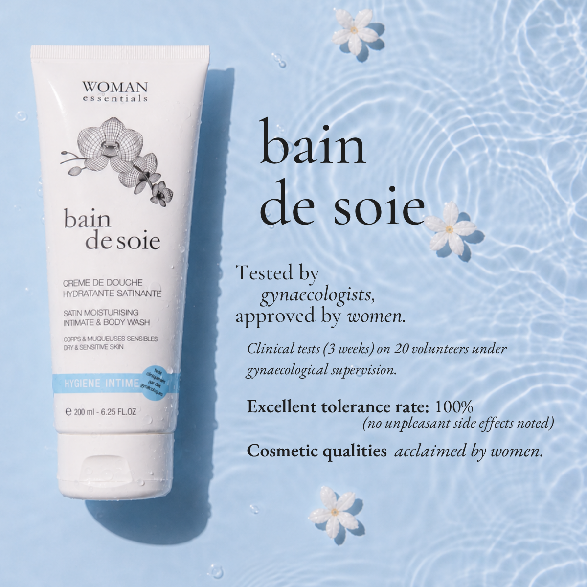 BAIN DE SOIE - Satin Moisturising Intimate & Body Wash