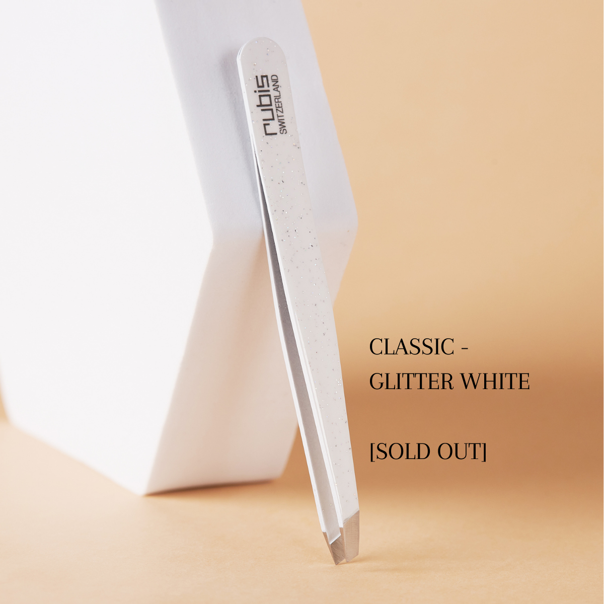 #Classic Glitter White