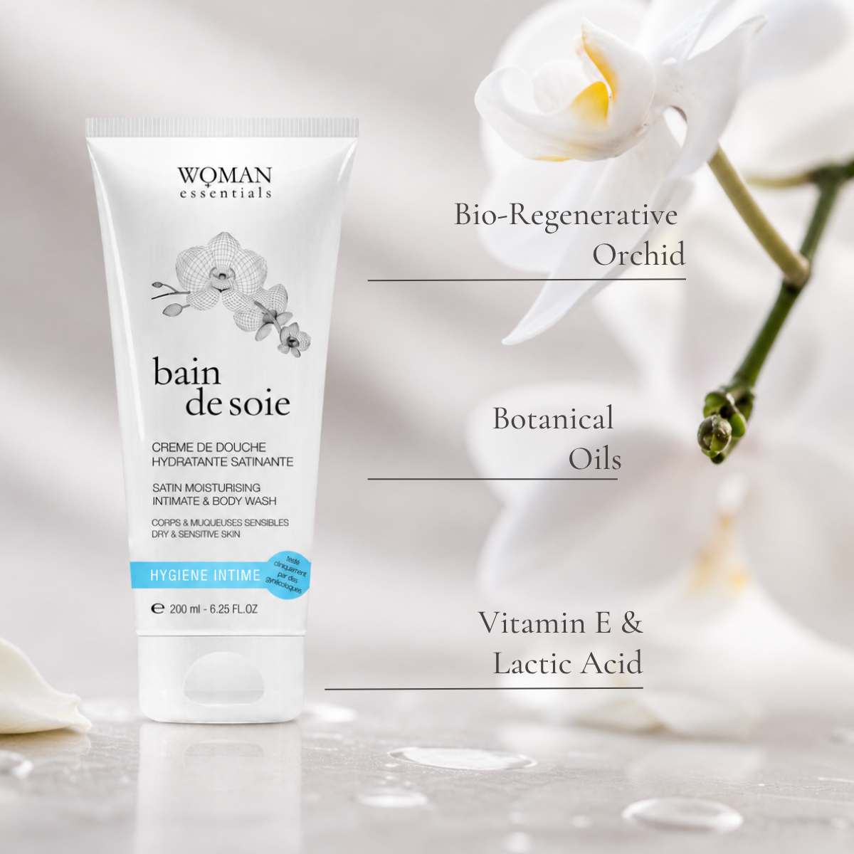BAIN DE SOIE - Satin Moisturising Intimate & Body Wash