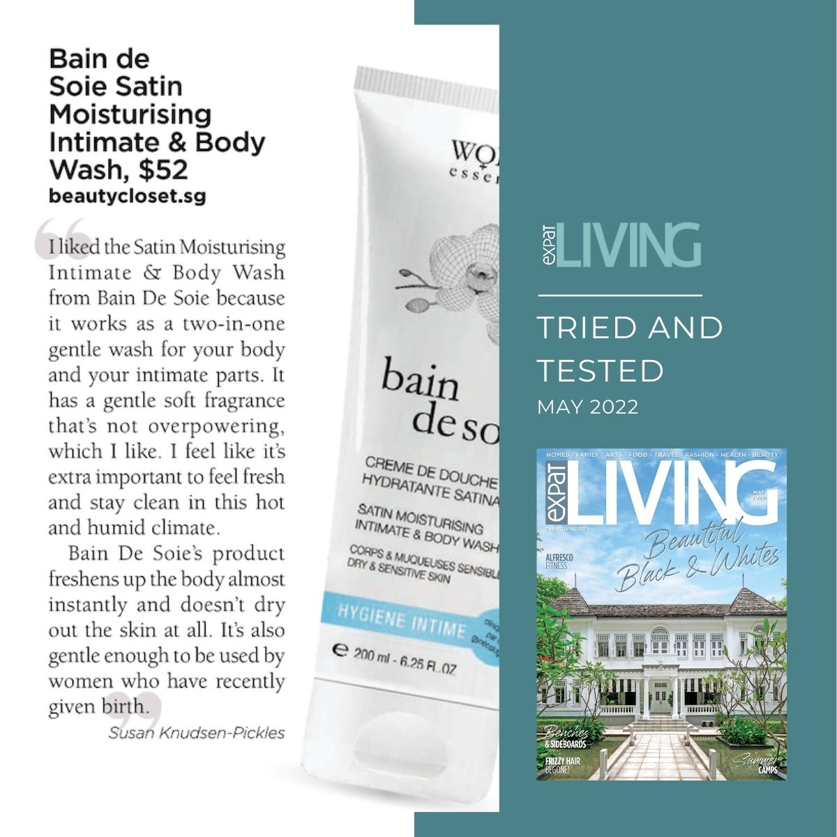 BAIN DE SOIE - Satin Moisturising Intimate & Body Wash [OUT OF STOCK]