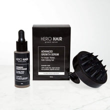 Load image into Gallery viewer, Hero Hair Growth Serum prevents your hair from falling further. Use at first sign of receding hairline for men and women. Vegan hair growth serum.
